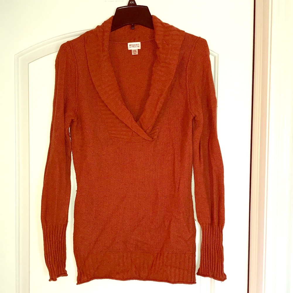 Orange Sweater